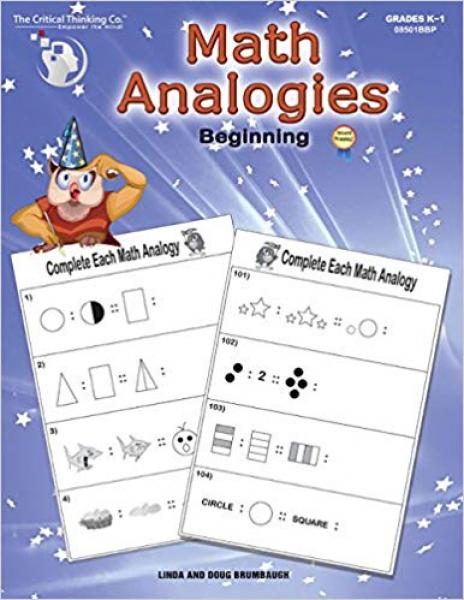 MATH ANALOGIES BEGINNING GRADE K-1