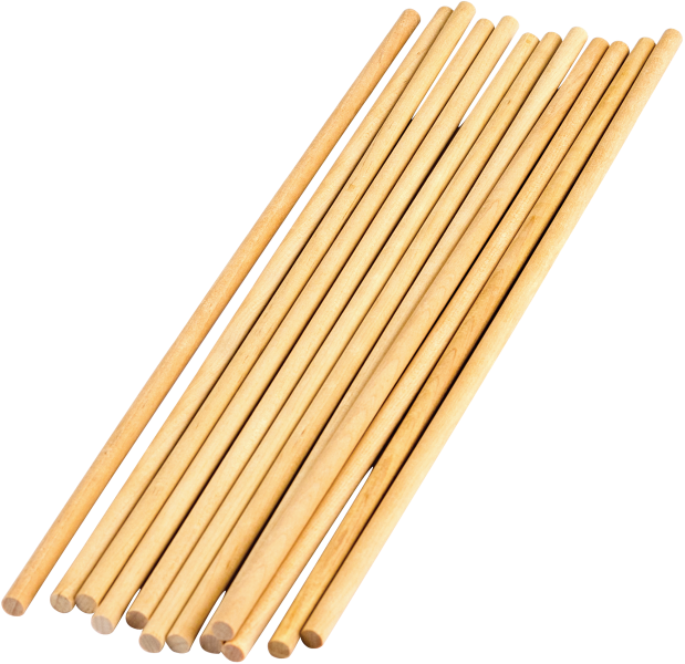 STEM BASICS: 1/4' WOOD DOWELS