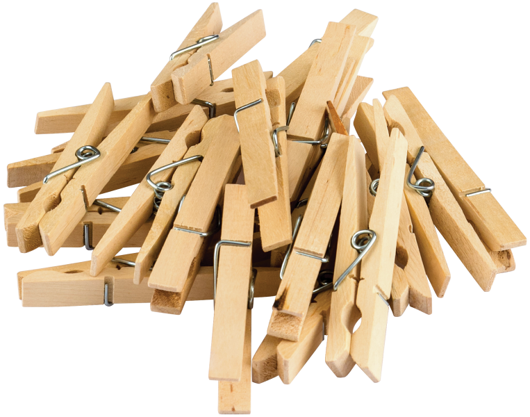 STEM BASICS: CLOTHESPINS- 50 CT