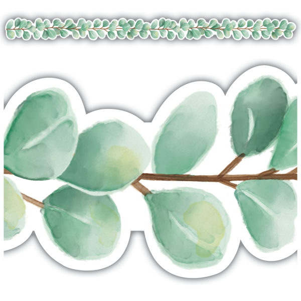 BORDER: EUCALYPTUS DIE-CUT