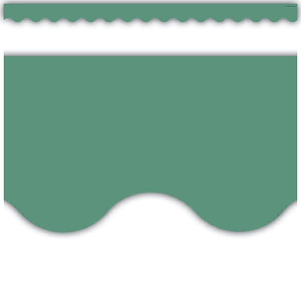 BORDER: GREEN SCALLOPED EUCALYPTUS