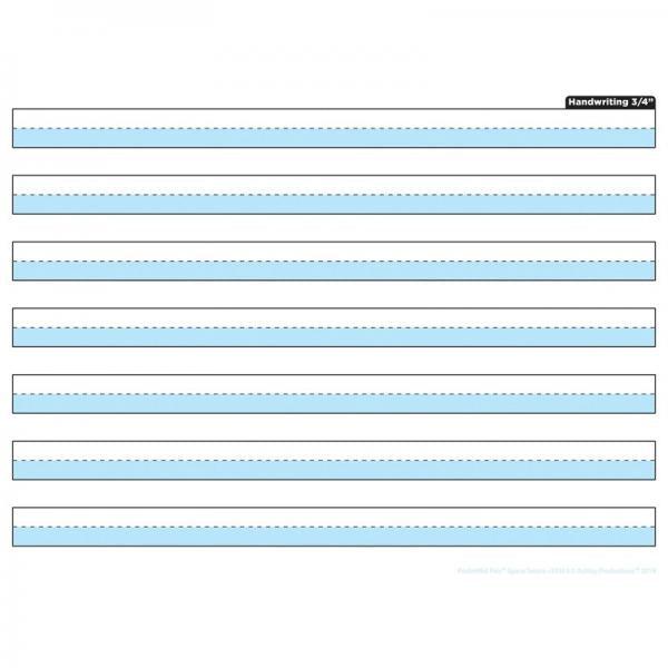 SMART POLY SPACE SAVER HANDWRITING HIGHLIGHTED BLUE 3/4"