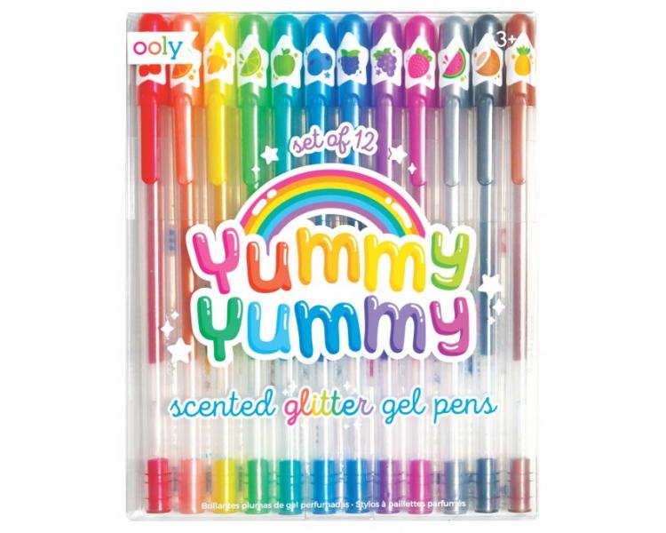 YUMMY YUMMY SCENTED GLITTER GEL PENS