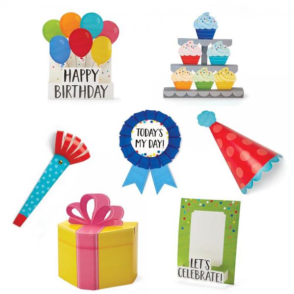 BULLETIN BOARD SET: HAPPY BIRTHDAY POP IT!