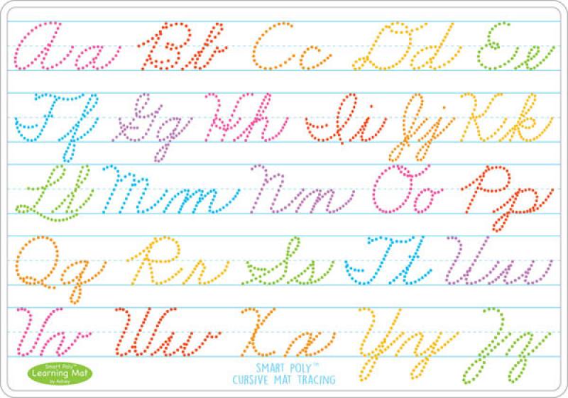 SMART POLY LEARNING MAT CURSIVE