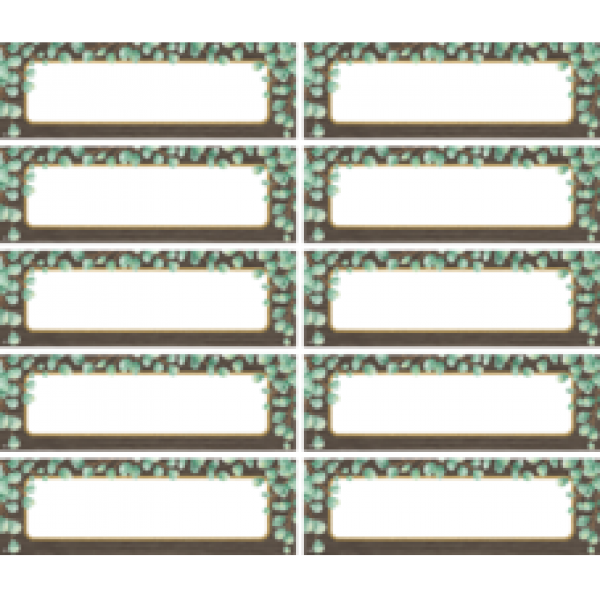 MAGNETIC ACCENTS: LABELS EUCALYPTUS