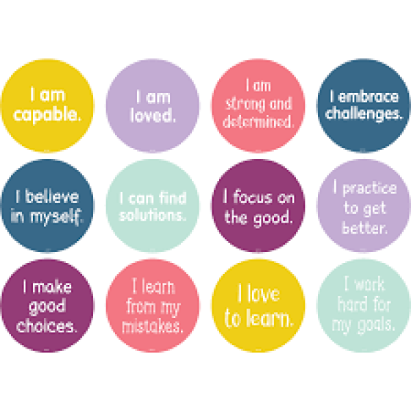 SPOT ON CARPET MARKERS POSITIVE MINDSET