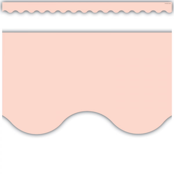 BORDER: SCALLOPED BLUSH