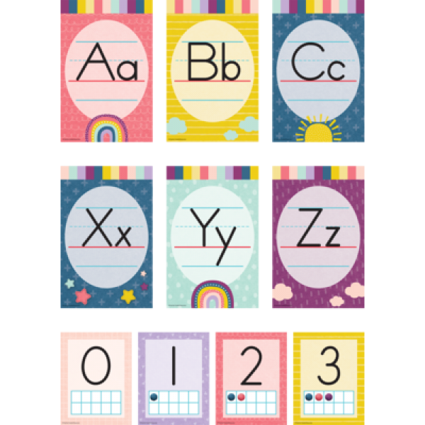 BULLETIN BOARD SET: ALPHABET OH HAPPY DAY
