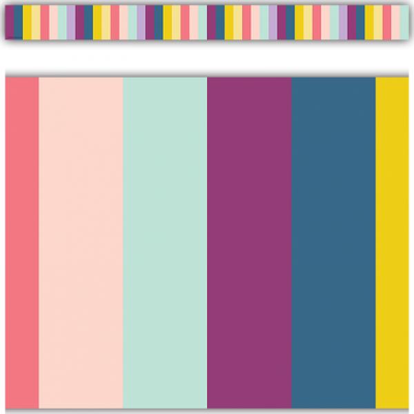 BORDER: STRIPES OH HAPPY DAY