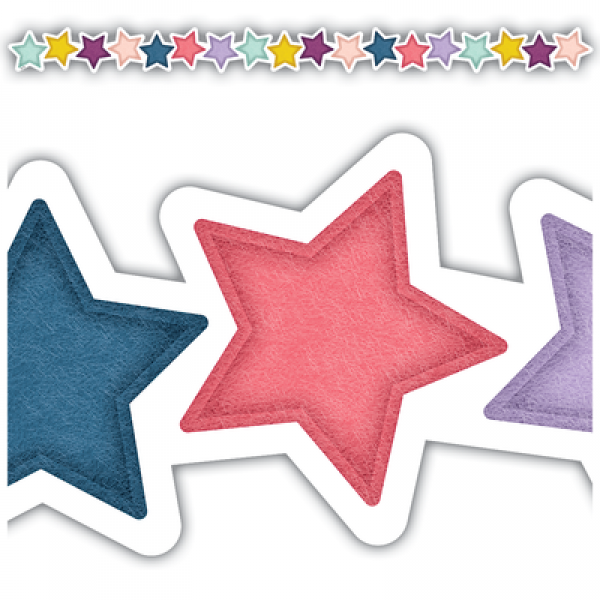 BORDER: STARS DIE-CUT OH HAPPY DAY