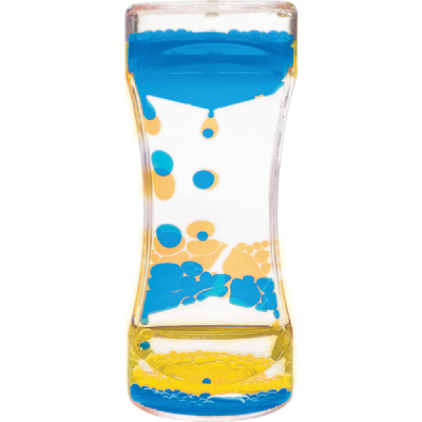 LIQUID MOTION BUBBLER BLUE & YELLOW