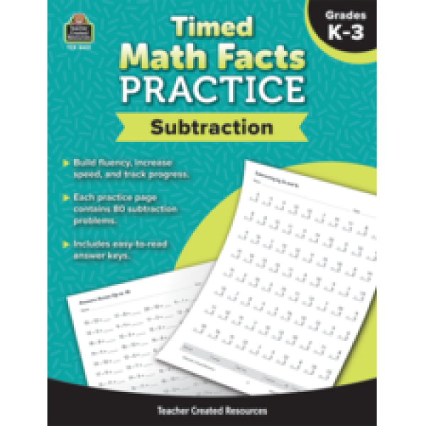 TIMED MATH FACTS PRACTICE: SUBTRACTION
