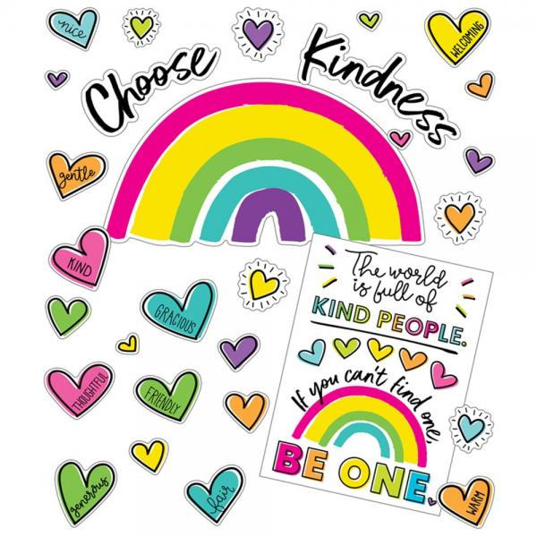 BULLETIN BOARD SET: CHOOSE KINDNESS KIND VIBES