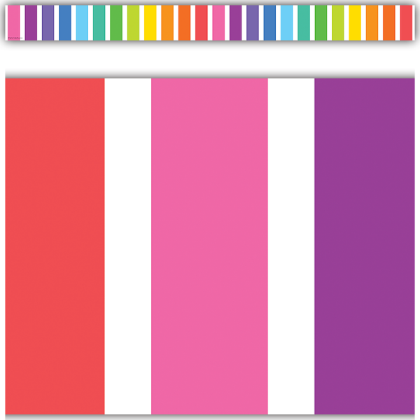 BORDER: COLORFUL STRIPES