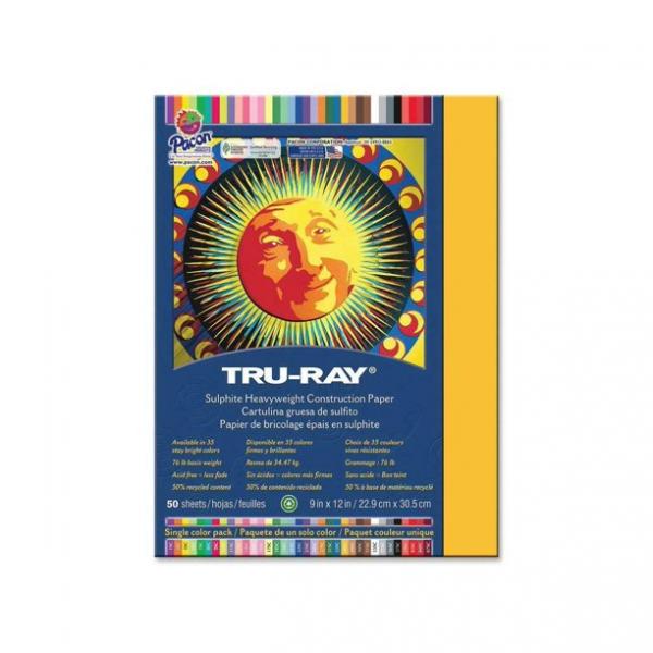 CONSTRUCTION PAPER: GOLD 9 X 12