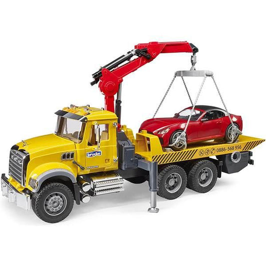 MACK GRANITE TOW TRUCK WITH ROADSTER