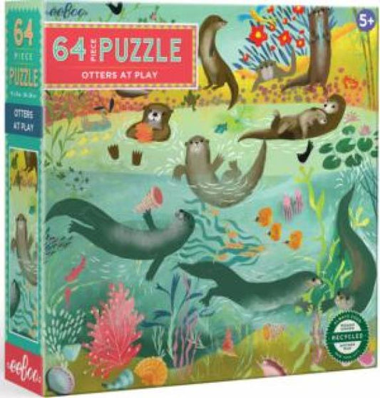 PUZZLE: OTTERS AT PLAY 64 PC