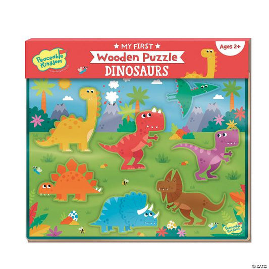 PUZZLE: WOODEN CHUNKY DINOSAURS