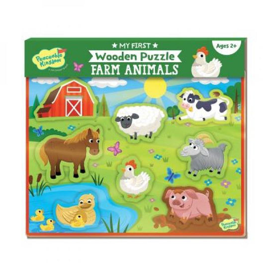 PUZZLE: WOODEN CHUNKY FARM