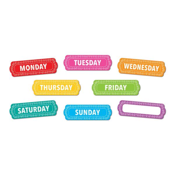 DIE-CUT MAGNETS: CHALK LOOP DAYS OF THE WEEK