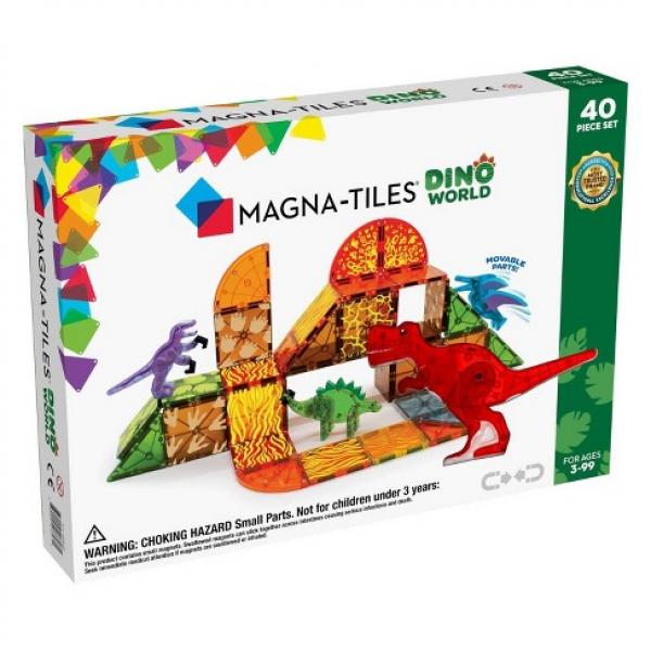 MAGNA-TILES DINO WORLD 40 PIECE SET