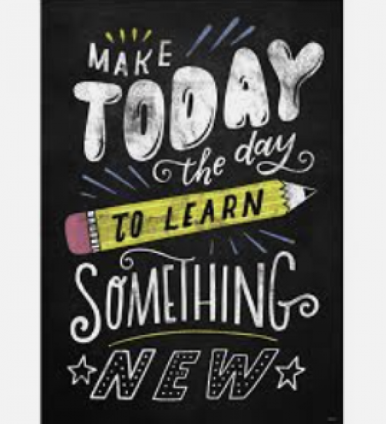 POSTER: CHALK IT UP! MAKE TODAY THE DAY TO...