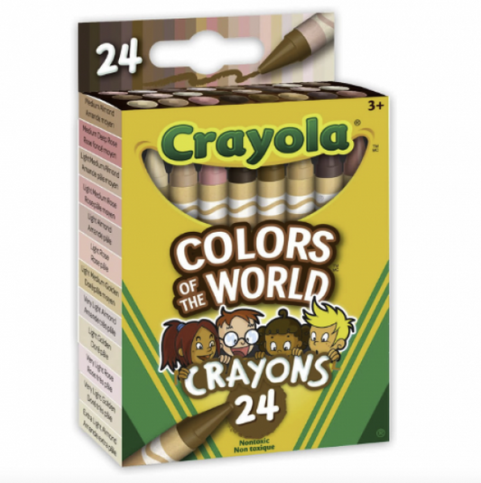 CRAYOLA CRAYONS: COLORS OF THE WORLD ULTRA-CLEAN WASHABLE
