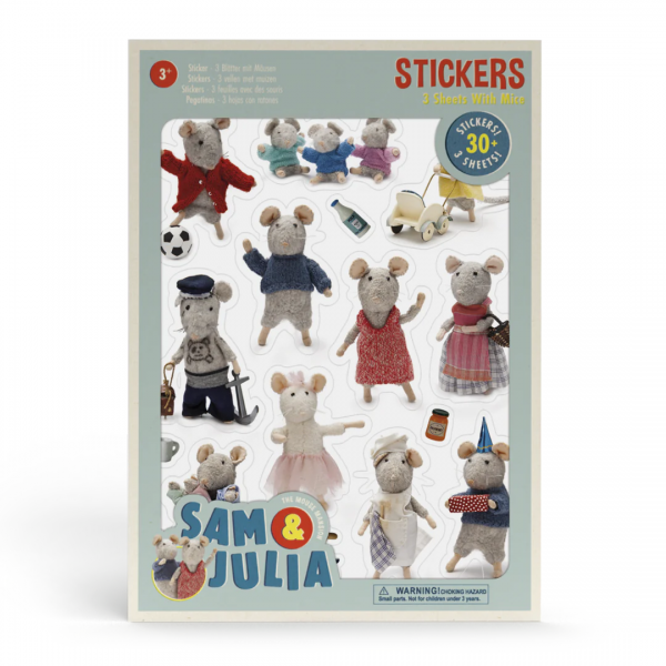 THE MOUSE MANSION: SAM & JULIA STICKER SHEETS