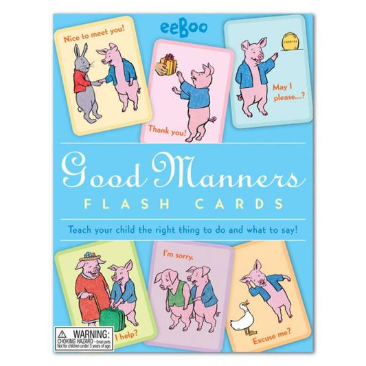 GOOD MANNERS CONVERSATION CARDS