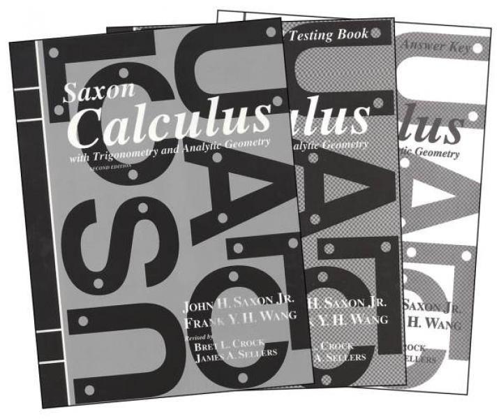 SAXON CALCULUS HOMESCHOOL KIT