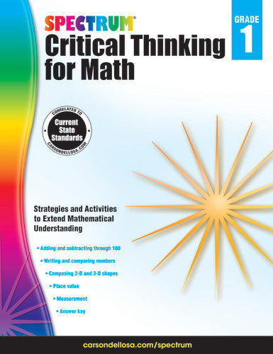 SPECTRUM CRITICAL THINKING FOR MATH GRADE 1