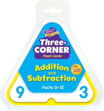 FLASH CARDS: THREE CORNER ADDITION/SUBTRACTION