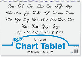 CHART TABLET: BLANK 24"X16"