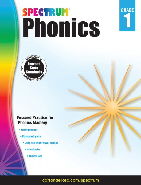 SPECTRUM COMMON CORE PHONICS GRADE 1
