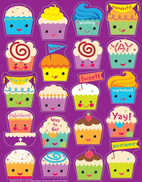 STICKERS: CUPCAKE SCENTED