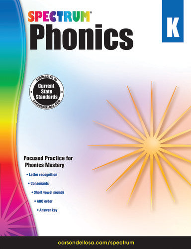 SPECTRUM COMMON CORE PHONICS GRADE K