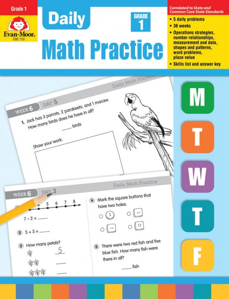 DAILY MATH PRACTICE GRADE 1