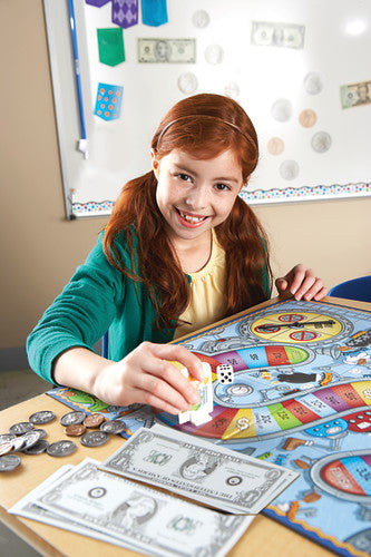 MONEY BAGS COIN VALUE GAME AGES 7+