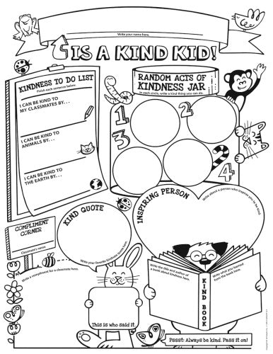 INSTANT PERSONAL POSTER: CLASSROOM KINDESS GRADES 3-6 30CT