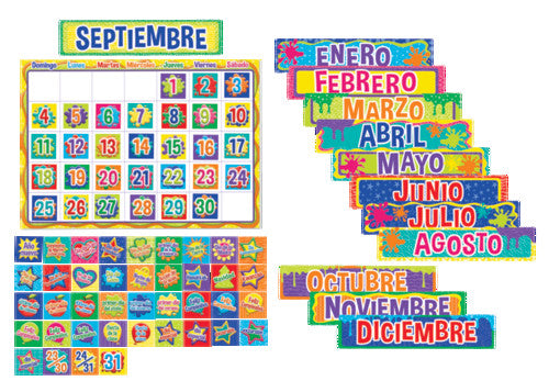 BULLETIN BOARD: COLOR MY WORLD CALENDAR SPANISH