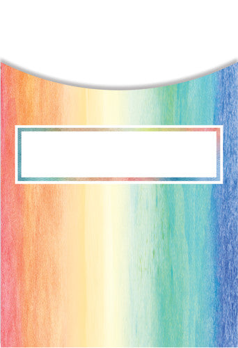 LIBRARY POCKETS: WATERCOLOR