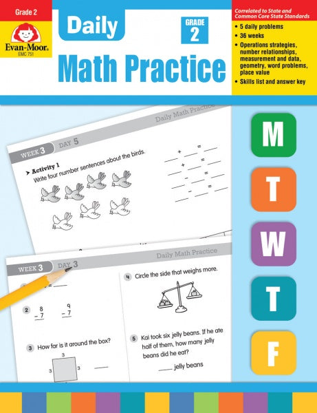 DAILY MATH PRACTICE GRADE 2
