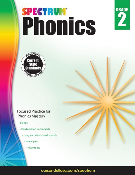 SPECTRUM COMMON CORE PHONICS GRADE 2