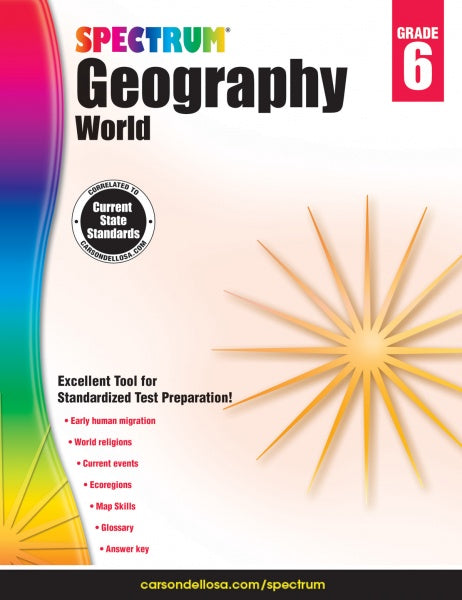 SPECTRUM GEOGRAPHY WORLD GRADE 6