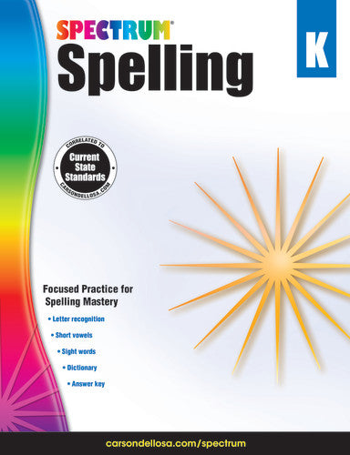 SPECTRUM COMMON CORE SPELLING GRADE K