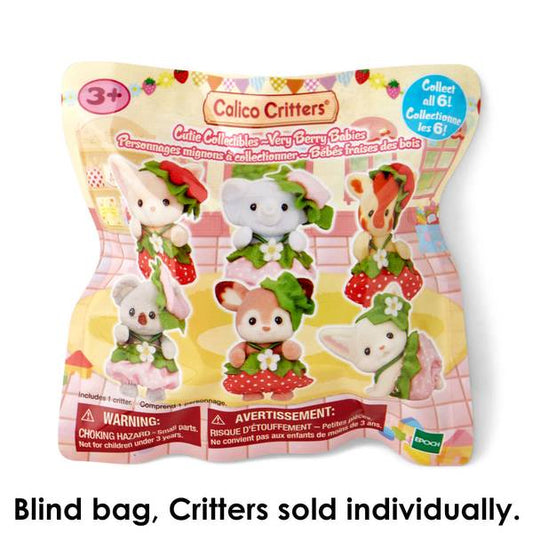 CALICO CRITTERS CUTIE COLLECTIBLES VERY BERRY BABIES MYSTERY