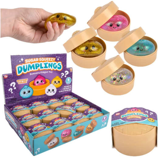 SUGAR SQUEEZY GLITTER DUMPLING MYSTERY COLOR 2"