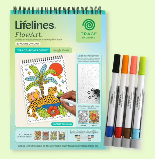 LIFELINES FLOWART TRACE-BY-GROOVE: JUNGLE OASIS