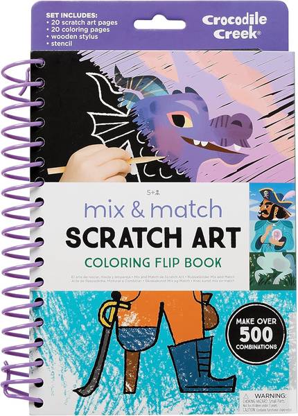 MIX & MATCH SCRATCH ART FLIP BOOK FAIRYTALE MAGIC